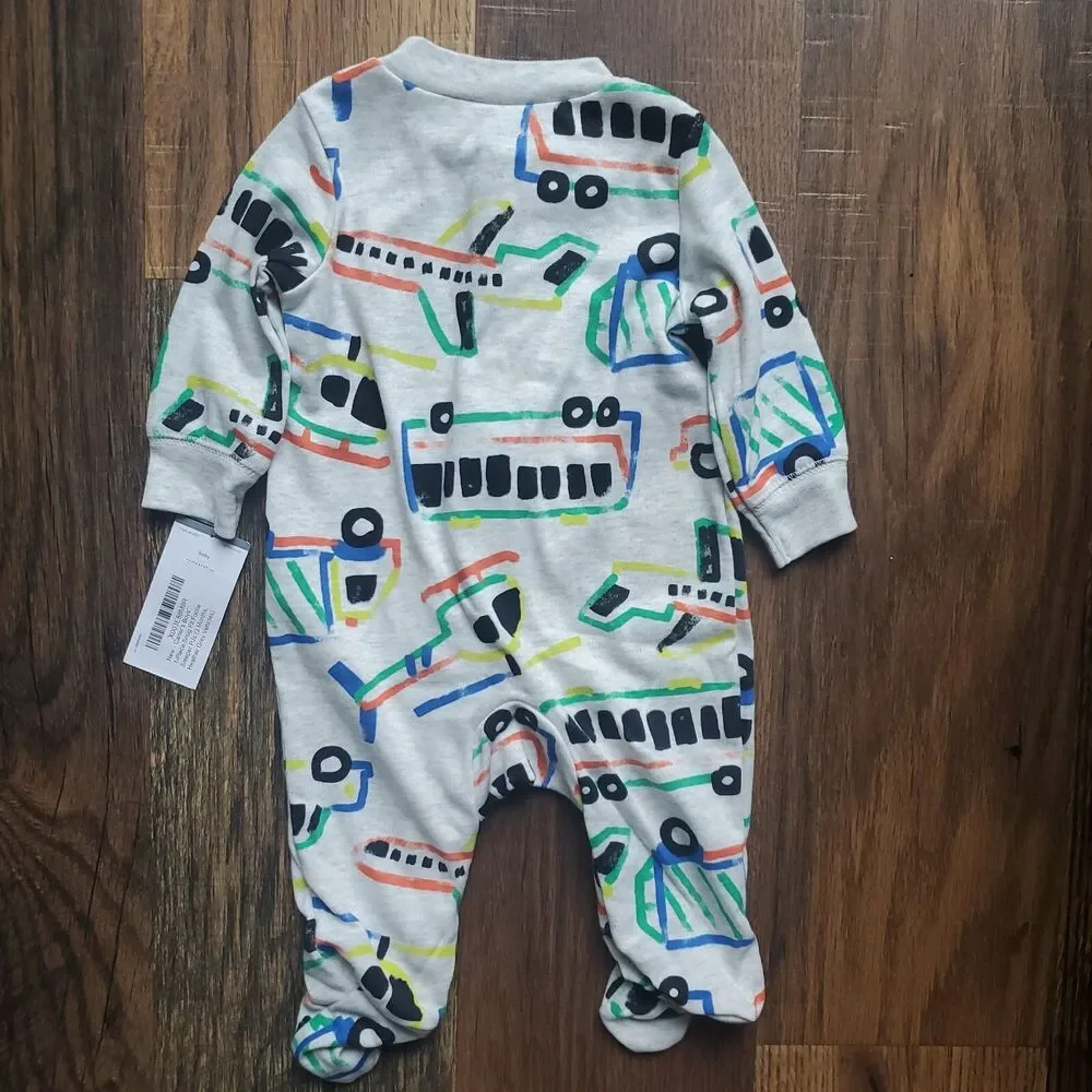 Carter's Zippered Transportation Vehicle Sleeper, 3 months NWT